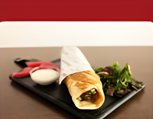 Shawarma vitello nel pane syriano